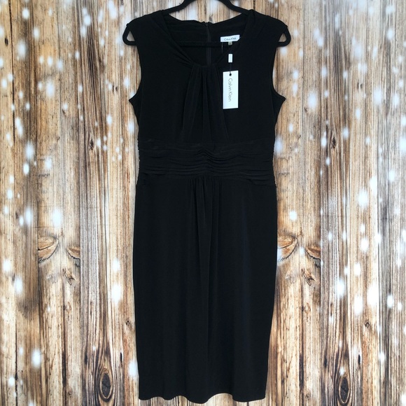 Calvin Klein Dresses & Skirts - NWT Calvin Klein Black Sleeveless Dress